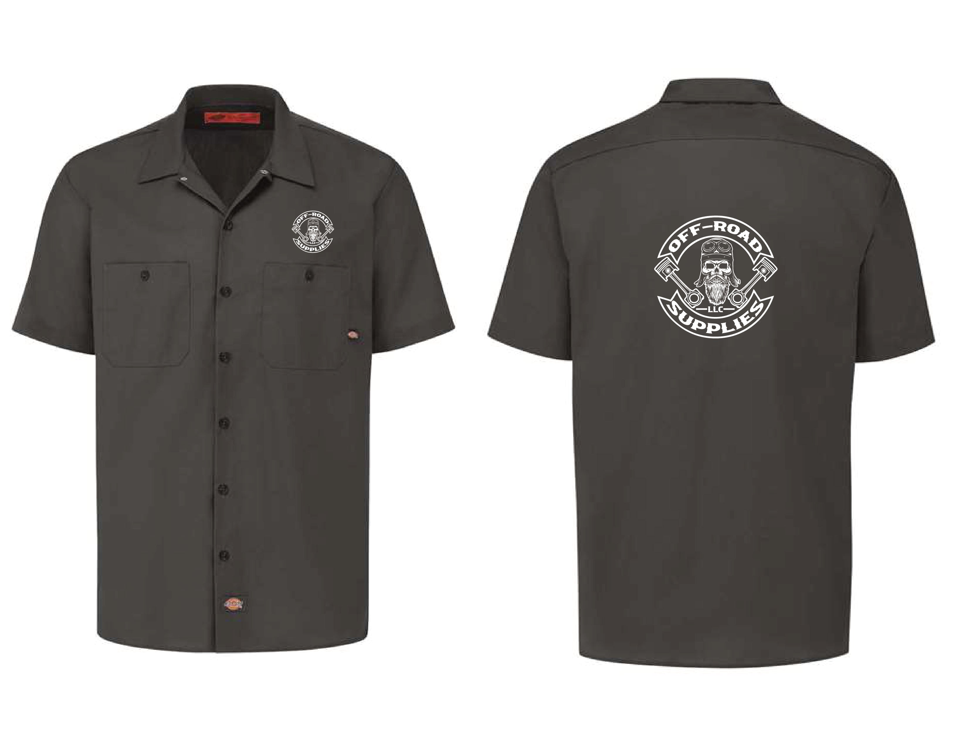 Dickies-Industrial Short Sleeve Work Shirt - Free Shipping – Off-Road  Supplies LLC.